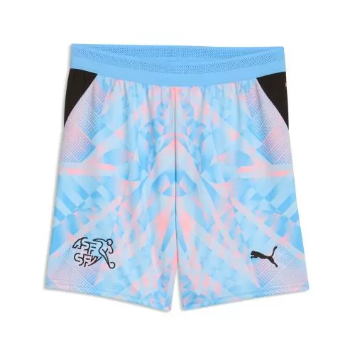 Schweiz Torwart Kinder WM Shorts Blau - 2026